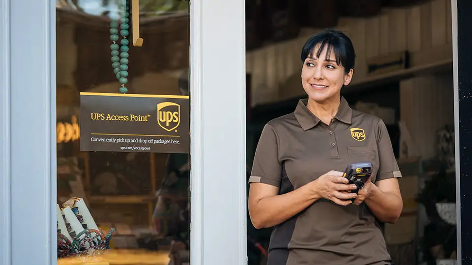 thumbnail interactive-video image 1 of UPS Pick Up? Yes/No – Two-Sided Aluminum Sign For Driver Packages (MS106) 1 of 4
